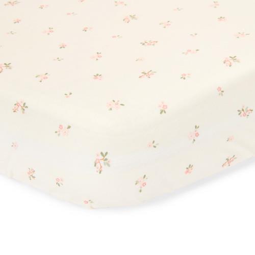 Single fitted sheet - White - Fairy Garden - Fairy Blossom